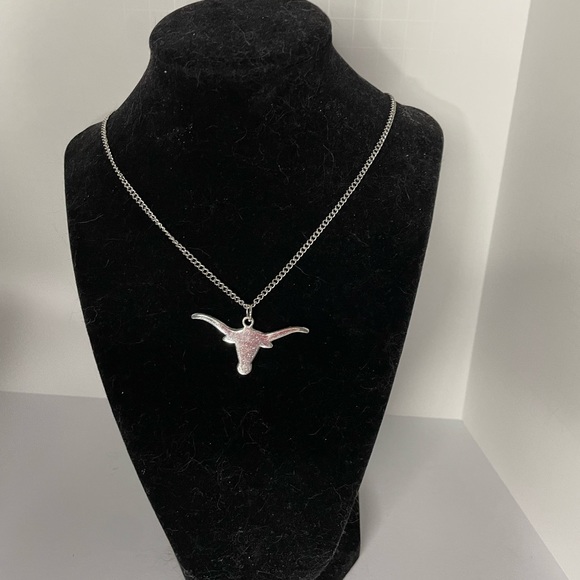 Handmade Longhorn Necklace - Picture 3 of 4